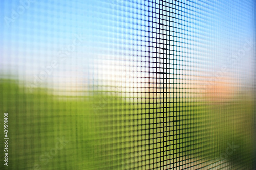 Mosquito net on the window