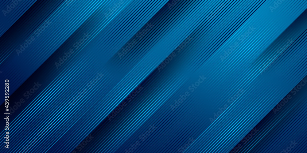 Obraz premium Modern blue abstract presentation background with shadow 3d layered light rectangle. Vector illustration design for presentation, banner, cover, web, flyer, art card, poster, wallpaper, texture, slide