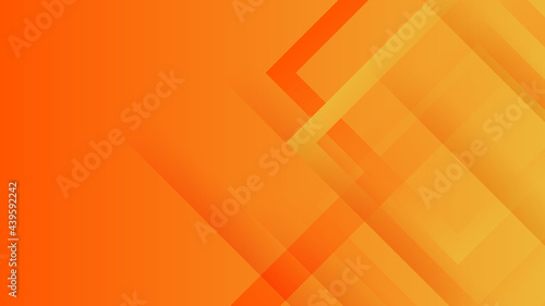 abstract modern yellow lines background vector illustration. Yellow orange red geometric memphis style abstract background 