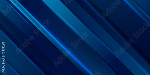 Modern blue abstract presentation background with shadow 3d layered light rectangle. Vector illustration design for presentation, banner, cover, web, flyer, art card, poster, wallpaper, texture, slide