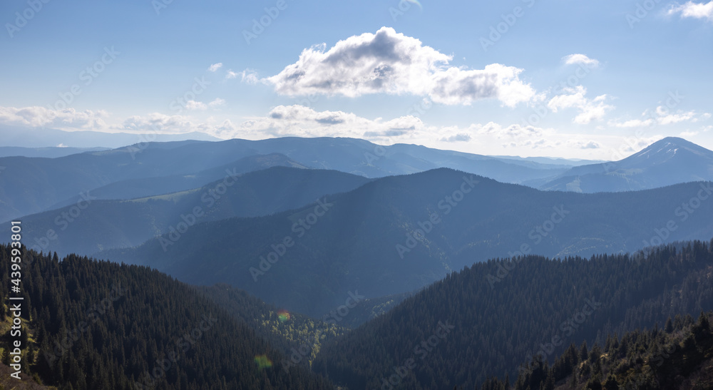 Mountains in summer. Outdoor wonderland or hiking scenery background Mountains in summer. Outdoor wonderland or hiking scenery background