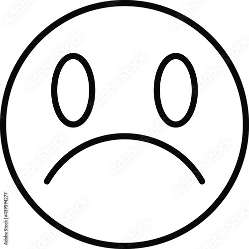 upset icon vector illustration for your website or mobile app
