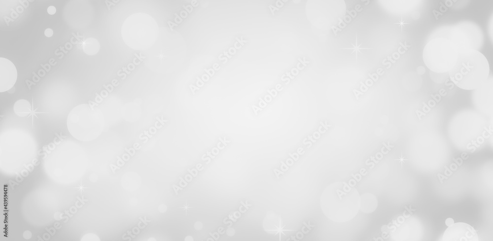 abstract light bokeh background with white background for Christmas