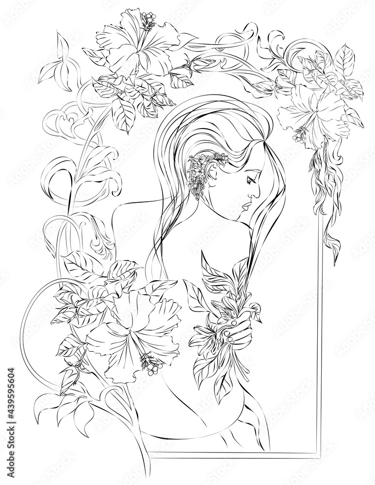 girl with a bouquet girl with a bouquet