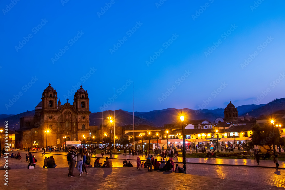 photo  taken in Plaza de Armas in Cusco, Peru.