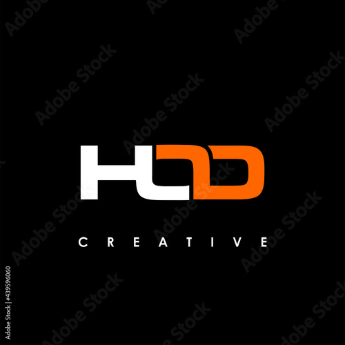 HOD Letter Initial Logo Design Template Vector Illustration