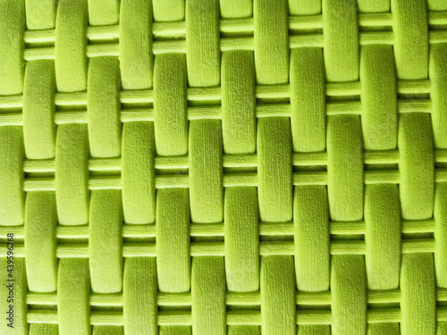 background of green plastic basket