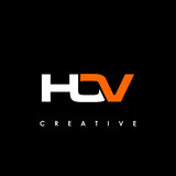 HOV Letter Initial Logo Design Template Vector Illustration