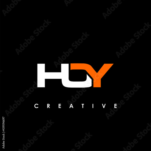 HOY Letter Initial Logo Design Template Vector Illustration photo