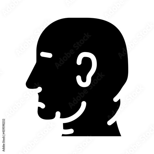 obesity problem glyph icon vector. obesity problem sign. isolated contour symbol black illustration