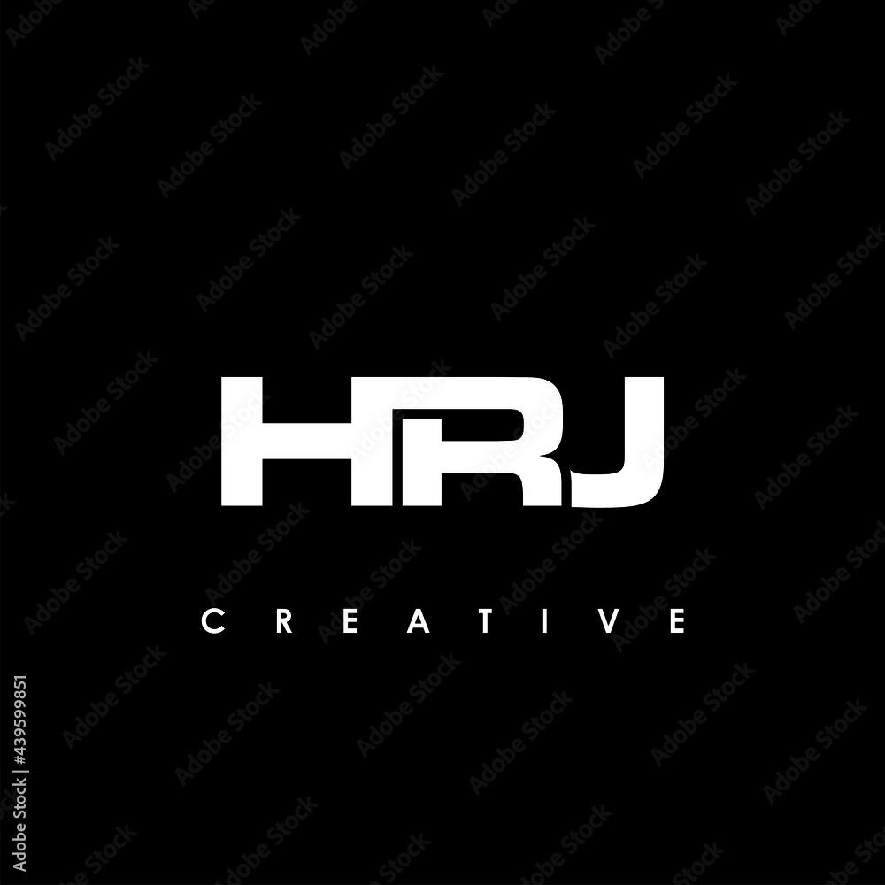 HRJ Letter Initial Logo Design Template Vector Illustration HRJ Letter Initial Logo Design Template Vector Illustration