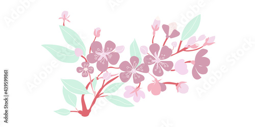 green leaves natural background vector art