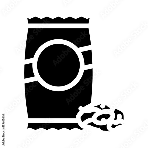 gnocchi pasta glyph icon vector. gnocchi pasta sign. isolated contour symbol black illustration