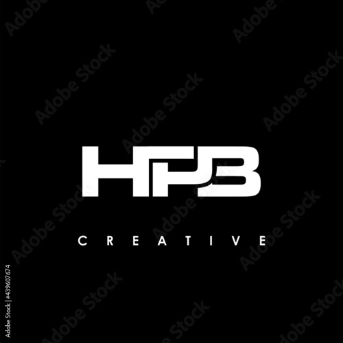 HPB Letter Initial Logo Design Template Vector Illustration photo