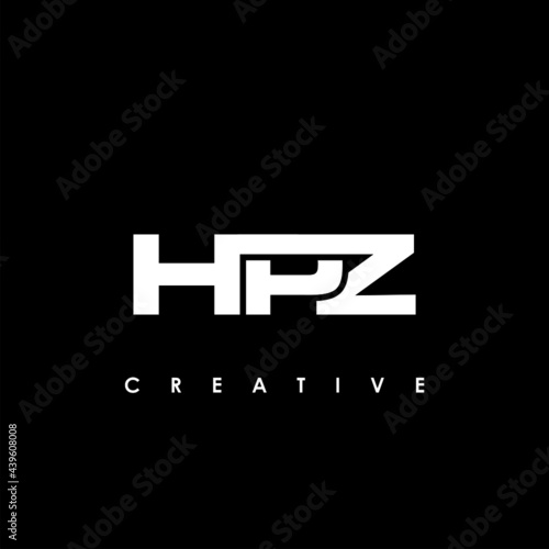 HPZ Letter Initial Logo Design Template Vector Illustration