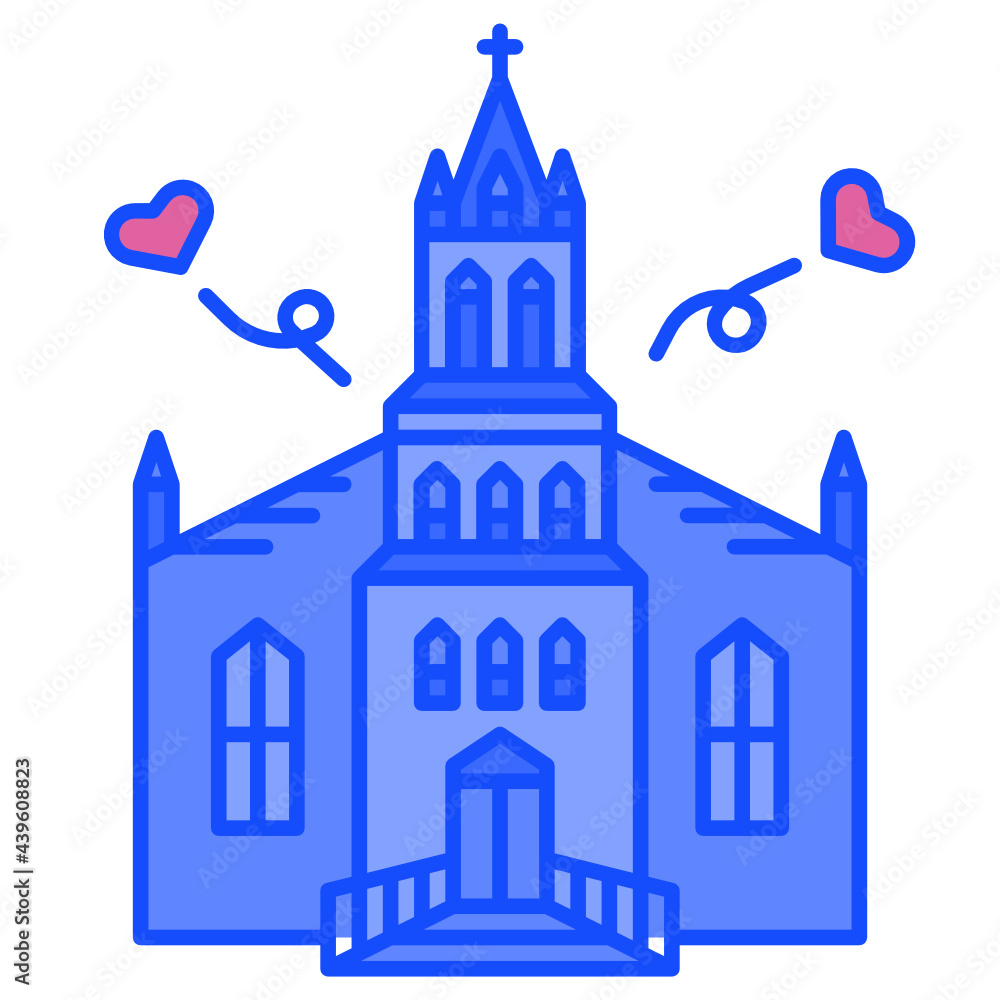 church wedding icon
