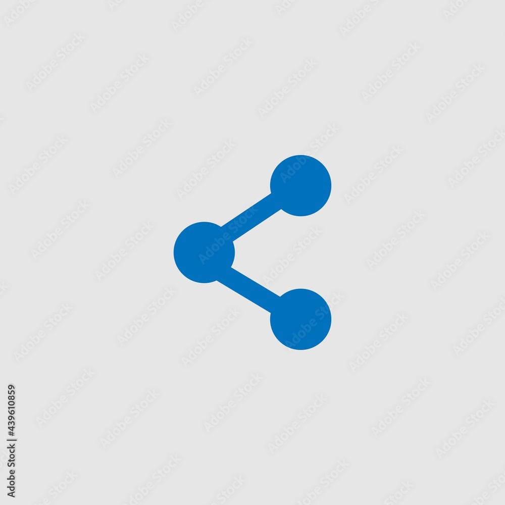share icon in simple design vector illustration share icon in simple design vector illustration
