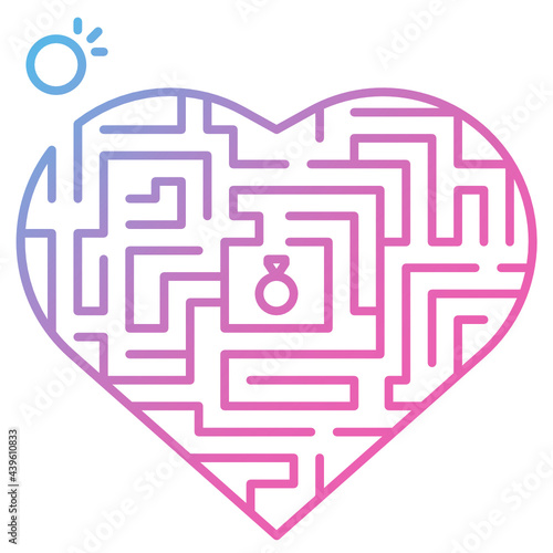 love Labyrinth wedding icon