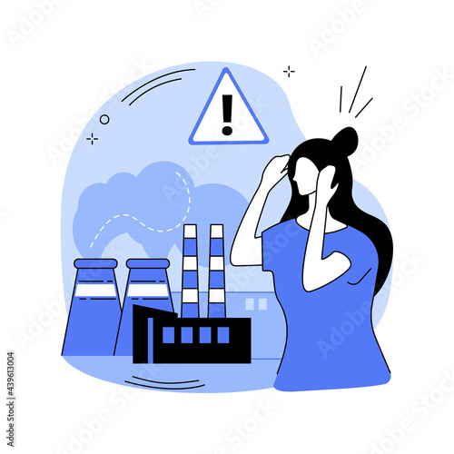 Eco-shaming abstract concept vector illustration.