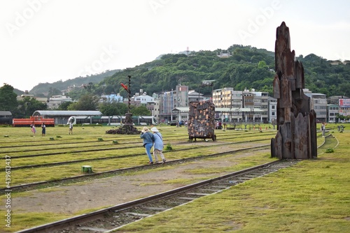 Obraz na płótnie Hamasen Railway Cultural Park was originally Kaohsiung Port Station, and today has been transformed into the Takao Railway Museum. w salonie