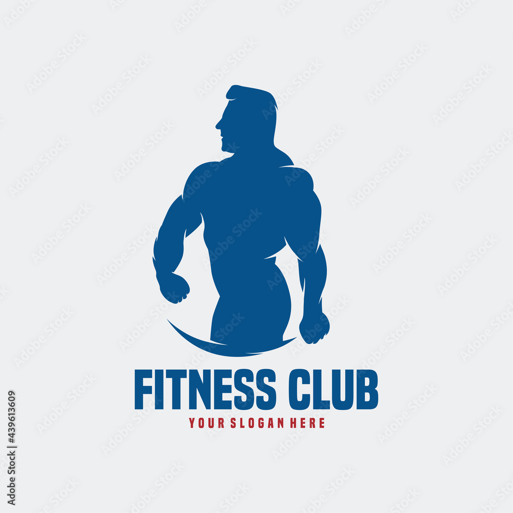 Fitness Gym logo design template