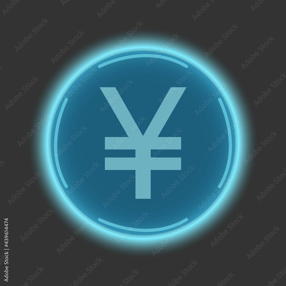 Chinese virtual yuan in blue on a gray background. Future technologies. Digital currency symbol. Blockchain computer technologies.Crypto currency, virtual electronic, internet money. Chinese virtual yuan in blue on a gray background. Future technologies. Digital currency symbol. Blockchain computer technologies.Crypto currency, virtual electronic, internet money.