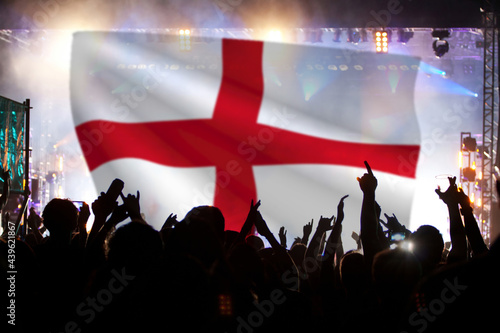 England supporters and fans during football match © erika8213