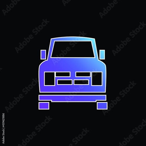 All Terrain blue gradient vector icon