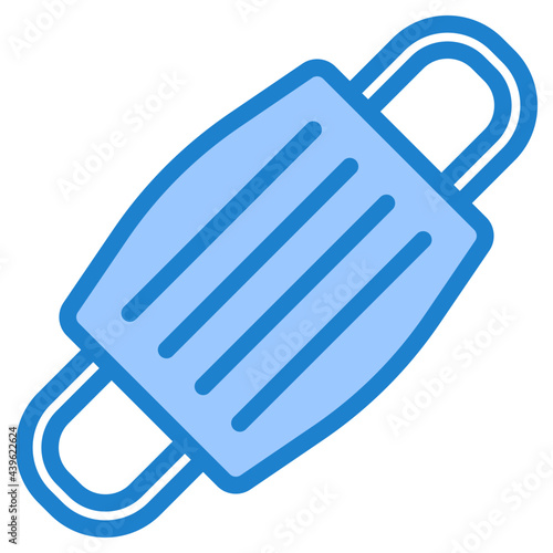 facemask blue style icon