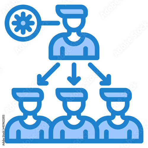 spreading blue style icon