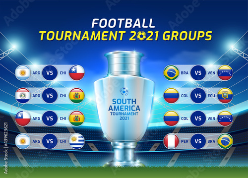 Scoreboard broadcast soccer template for sport football championship vector illustration