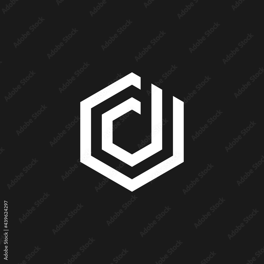 DD letter hexagon logo. Universal vector icons DD letter hexagon logo. Universal vector icons