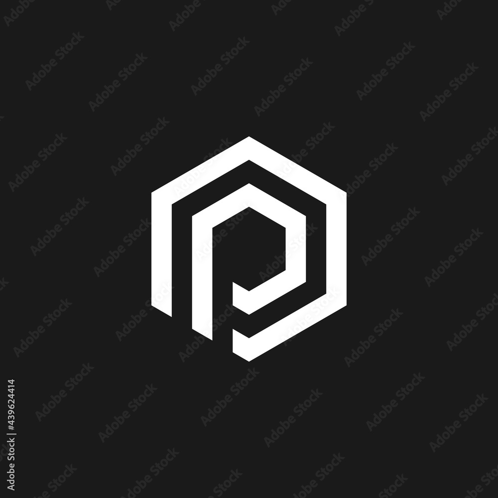PP letter hexagon logo. Universal vector icons PP letter hexagon logo. Universal vector icons