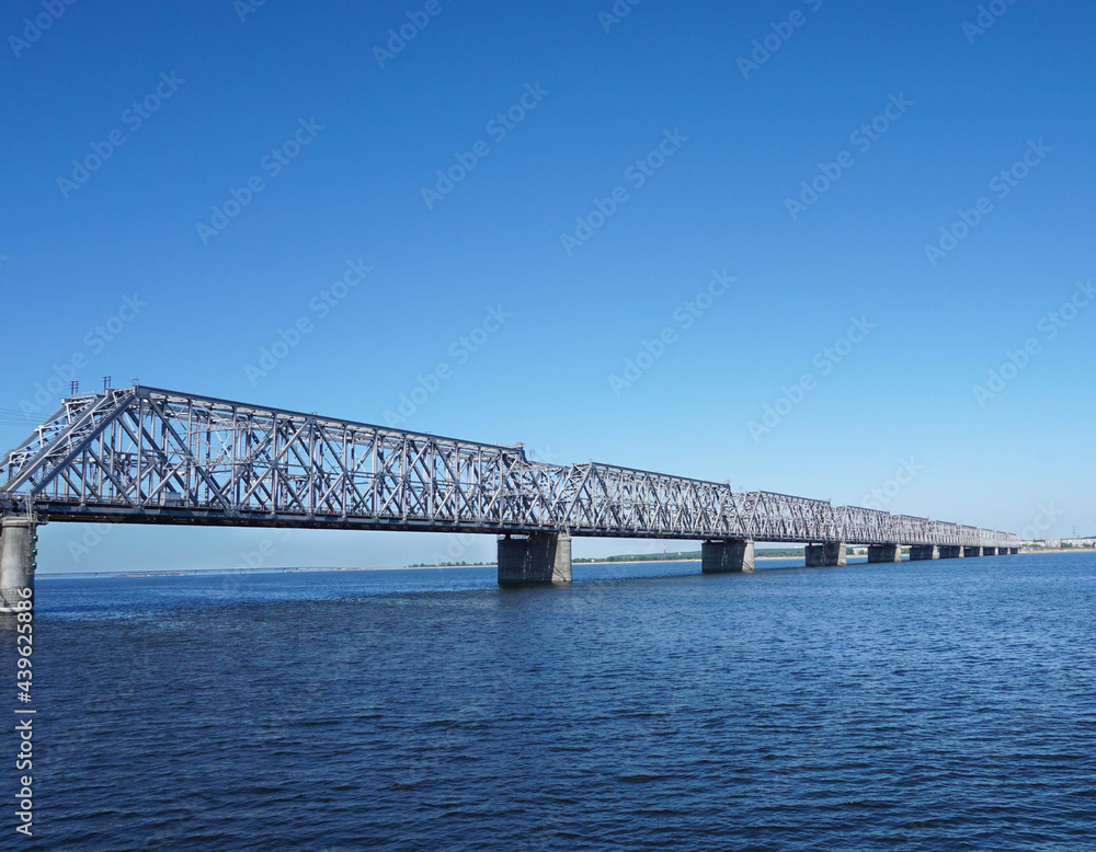 railway bridge over the river