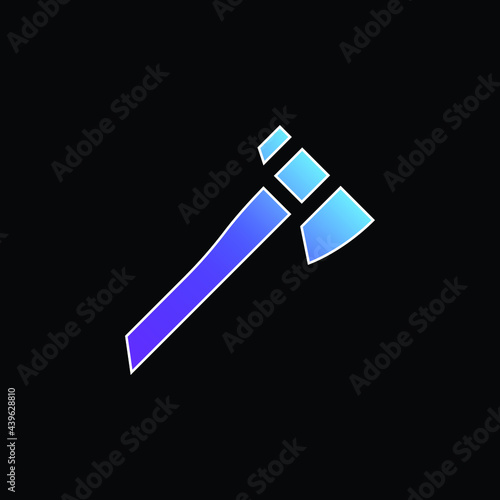 Ax blue gradient vector icon