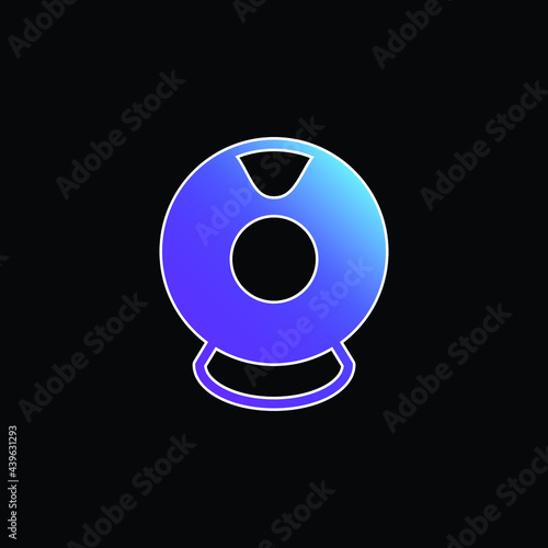 Big WebCam blue gradient vector icon