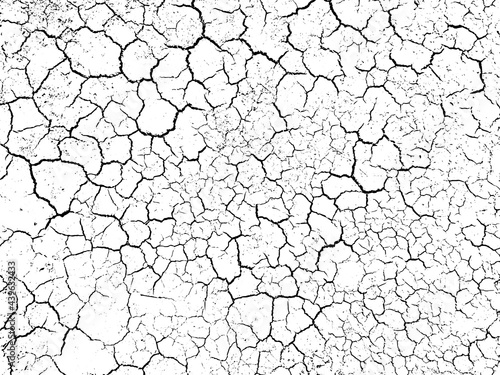  Background from cracks, scratches, chips. Grunge cracks earth texture. vector illustration