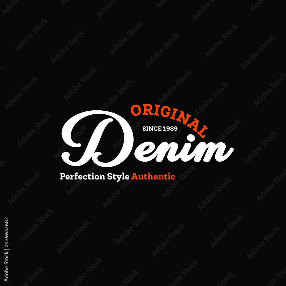 Fototapeta premium original denim perfection stle authentic