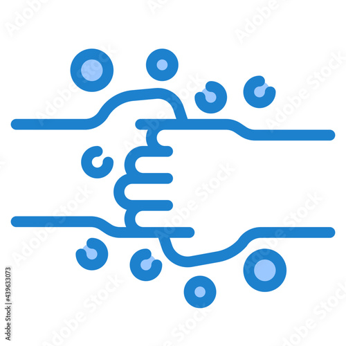 handwash blue style icon