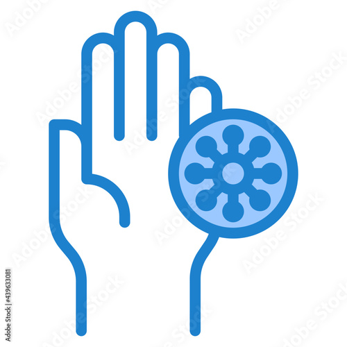handwash blue style icon