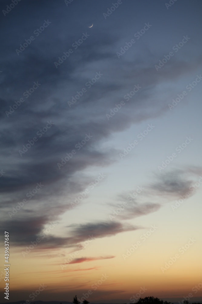Clouds in a summer evening Clouds in a summer evening