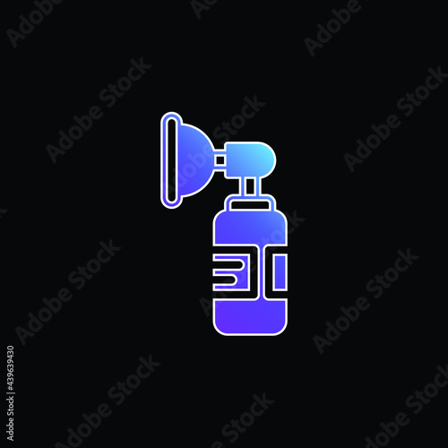 Anesthesia blue gradient vector icon
