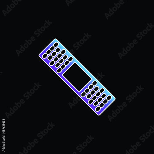 Band Aid blue gradient vector icon