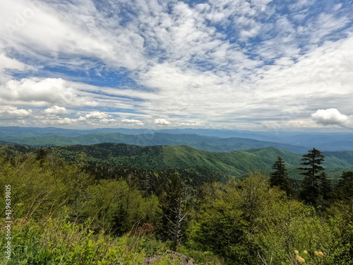 landscape with sky clingmans dome tennessee knoxville gatlinburg © Bauyrzhan