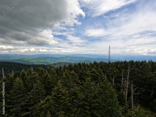 landscape with sky clingmans dome tennessee knoxville gatlinburg