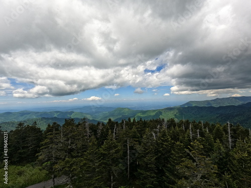 landscape with sky clingmans dome tennessee knoxville gatlinburg