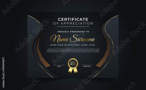 Professional and unique certificate and diploma
