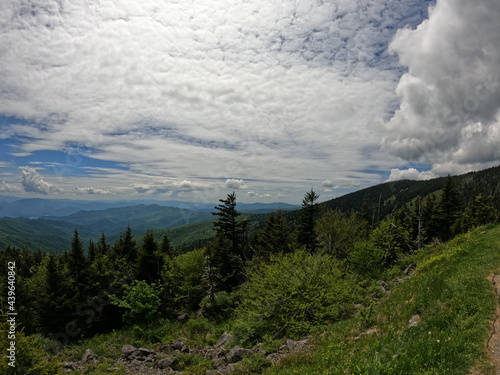 landscape with sky clingmans dome tennessee knoxville gatlinburg