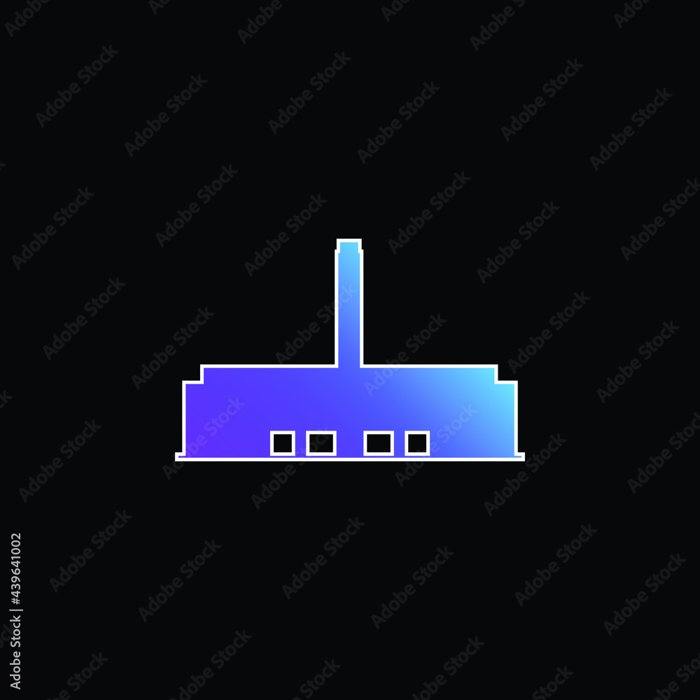 Art blue gradient vector icon Art blue gradient vector icon