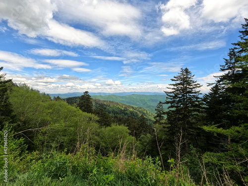 landscape with sky clingmans dome tennessee knoxville gatlinburg